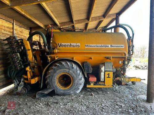 VEENHUIS VBM 10,000L SLURRY TANKER