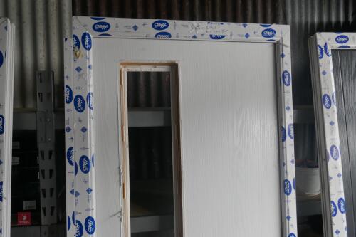 WHITE COMPOSITE DOOR