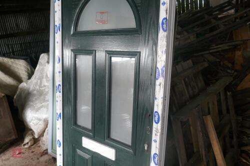 GREEN COMPOSITE DOOR