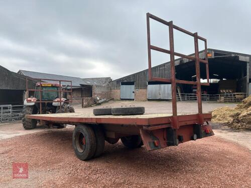 26' SINGLE TANDEM AXLE BALE TRAILER