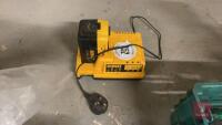 DEWALT BATTERY & CHARGER - 2