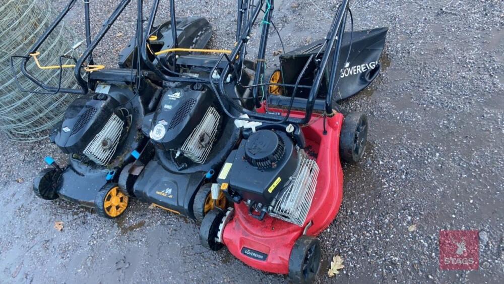 3 LAWN MOWERS (S/R)