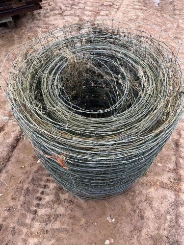 ROLL OF USED SHEEP NETTING