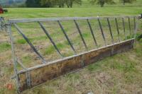 15' GALVANISED CATTLE FEED BARRIER - 6