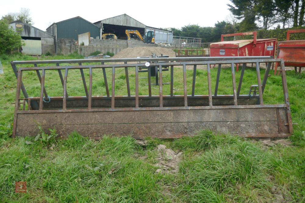 15' HEAVY DUTY CATTLE FEED BARRIER