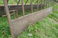 15' HEAVY DUTY CATTLE FEED BARRIER - 10