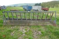 15' HEAVY DUTY CATTLE FEED BARRIER