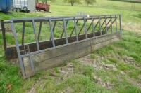 15' HEAVY DUTY CATTLE FEED BARRIER - 5