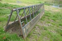 15' HEAVY DUTY CATTLE FEED BARRIER - 6