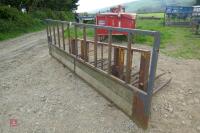 15' HEAVY DUTY CATTLE FEED BARRIER - 3