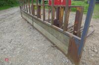 15' HEAVY DUTY CATTLE FEED BARRIER - 4