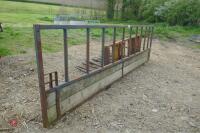 15' HEAVY DUTY CATTLE FEED BARRIER - 7