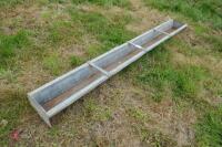 9' GALVANISED ROUND FEED TROUGH - 3