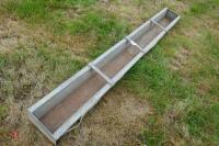 9' GALVANISED ROUND FEED TROUGH - 5