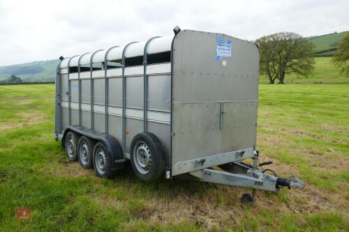 2012 IFOR WILLIAMS 14' LIVESTOCK TRAILER