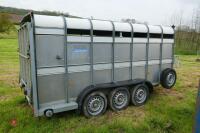 2012 IFOR WILLIAMS 14' LIVESTOCK TRAILER - 3