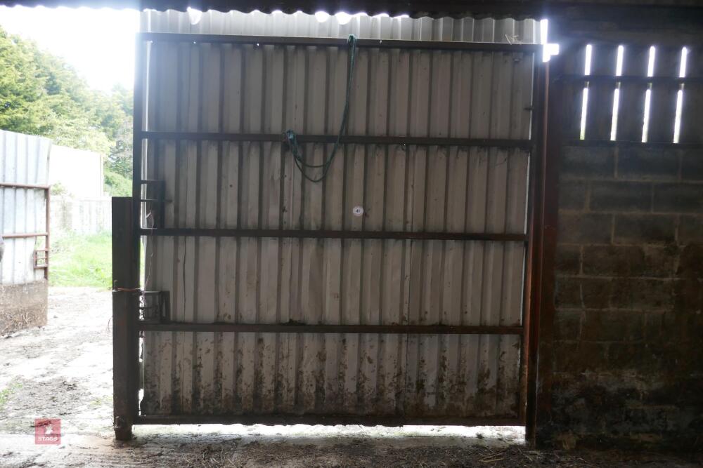 LARGE SHEETED SHED DOOR