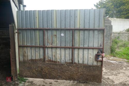LARGE SHEETED SHED DOOR