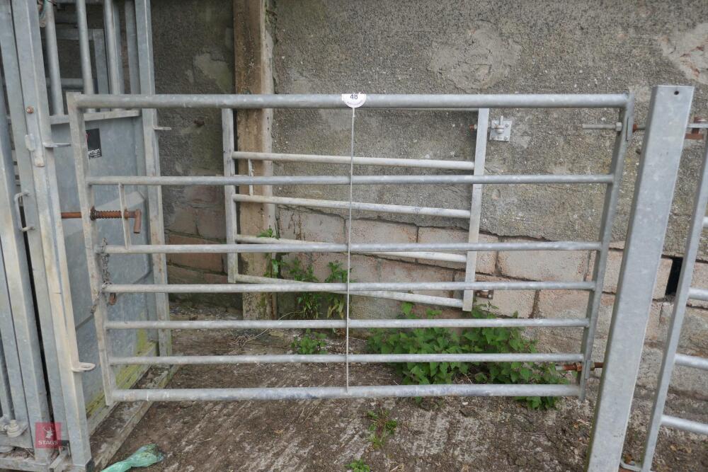 6' GALVANISED YARD GATE