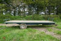 20' SINGLE AXLE BALE TRAILER - 16