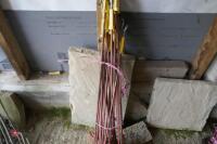 20 METAL ELECTRIC FENCE STAKES - 3