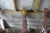 21 METAL ELECTRIC FENCE STAKES - 3