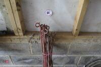 18 METAL ELECTRIC FENCE STAKES - 2