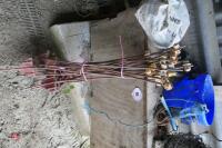 16 METAL ELECTRIC FENCE STAKES - 6