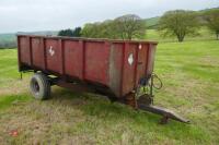 ETC SINGLE AXLE TIPPING GRAIN TRAILER