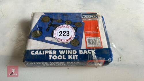 DRAPER CALIPER WIND BACK TOOL KIT