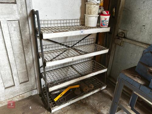 4 SHELF SHELVING RACK