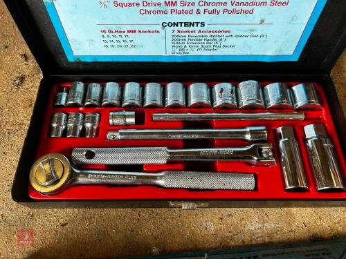 3/8 22 PIECE SOCKET SET