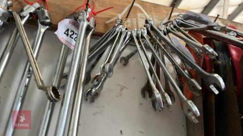 15 ASSORTED SPANNERS