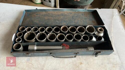 1'' SOCKET SET - INCOMPLETE