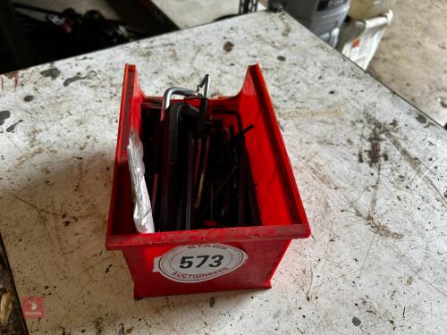 TUB OF ALLEN KEYS/ HEX BITS