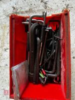 TUB OF ALLEN KEYS/ HEX BITS - 3