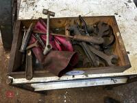 BOX OF SPANNERS ETC - 4