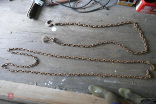 2 LRG TOW CHAINS