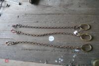 SET OF BROTHERS LIFTING CHAINS - 2