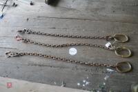 SET OF BROTHERS LIFTING CHAINS - 3