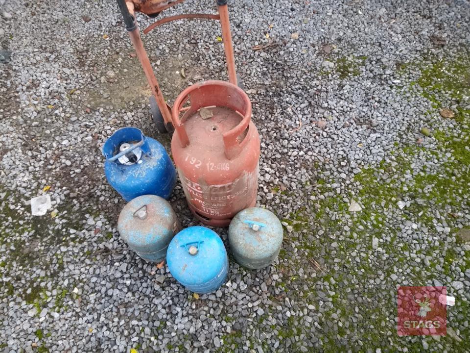 GAS CYLINDERS & SACK TRUCK