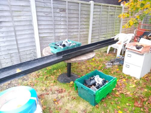 GUTTERING LENGTHS & 2 BOXES OF FITTINGS