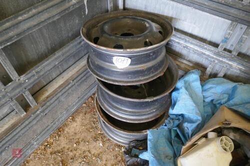 3 X 4 STUD STEEL WHEELS