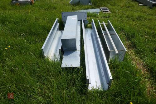 QTY OF GALV GRAIN DUCTING & PANELS