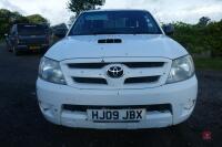 2009 TOYOTA HILUX D4-D PICK UP **THIS LOT HAS BEEN WITHDRAWN - APOLOGIES FOR ANY INCONVENIENCE** - 2