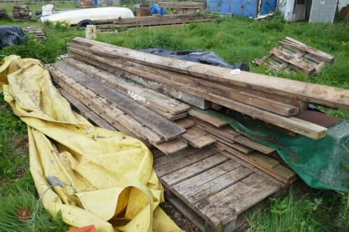 LARGE QTY OF TIMBER PLANKS