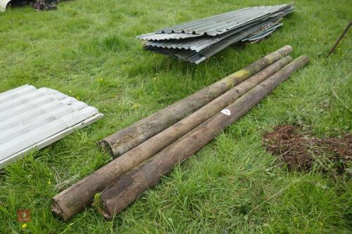 3 X 3.4M TELEGRAPH POLES