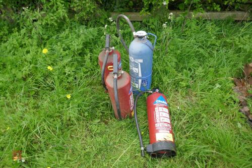 4 FIRE EXTINGUISHERS