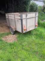 1.2M X 2.0M WOODEN CAR TRAILER - 3