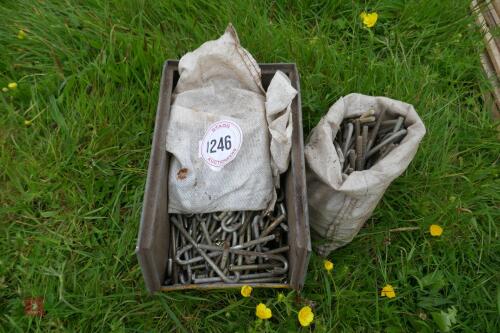 2 BAGS & 1 TRAY OF BOLTS